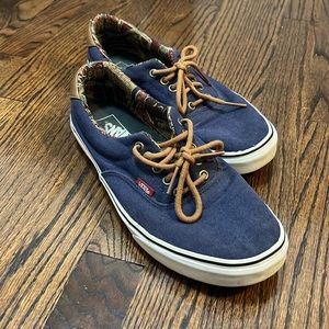 Vans Off the Wall navy blue skateboarding shoes Size 10 Men’s